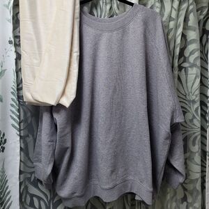 SELKIE NWT XL The Heather Grey Raglan + Santa Sack